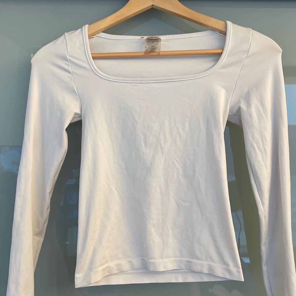Sunday Best White Long Sleeve Top